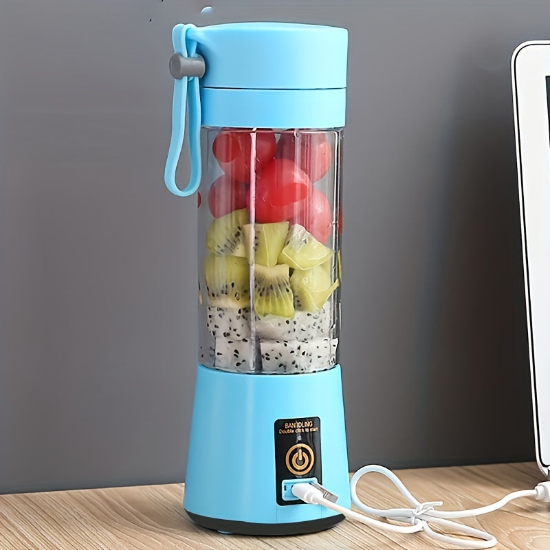 1pc Wireless Portable Blender, Six-leaf Blade USB Rechargeable Mini Juice Blender Suitable For Juice Shakes And Smoothies, Juice, Milk, Fruit And Vegetable Mini Juicing Cups