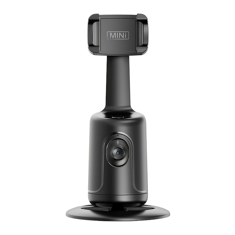 Auto Tracking Phone Holder, Auto Face Tracking Tripod, Portable All-in-one Smart Selfie Stick 360 Rotation Fast Face & Object Tracking Cameraman Robot Mount For Phone Video Vlog Live Streaming