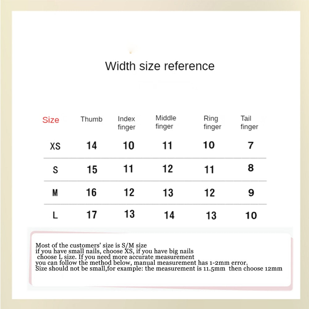 Almond Handmade False Nail With Design Medium Length Heart Design Manicuree Wearable Full Cover Artificial Professional Nail Art