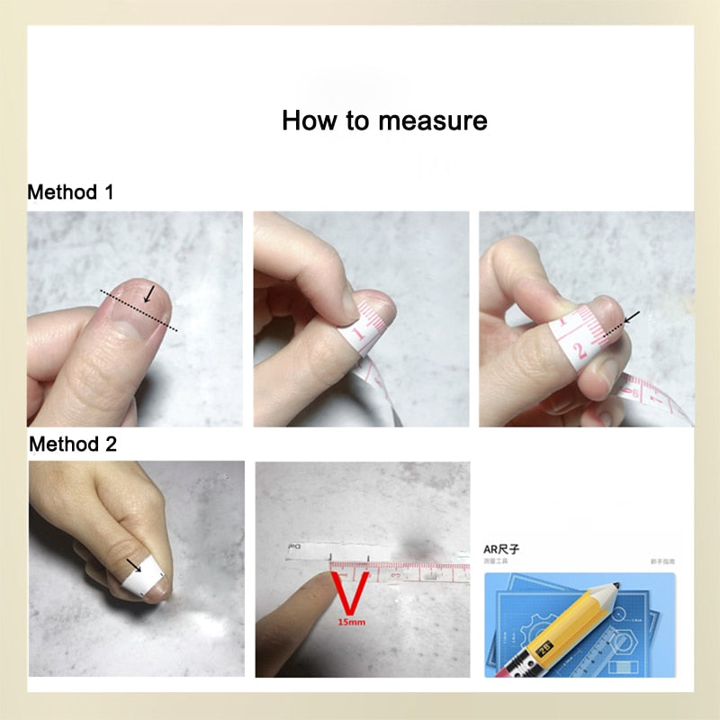 Almond Handmade False Nail With Design Medium Length Heart Design Manicuree Wearable Full Cover Artificial Professional Nail Art