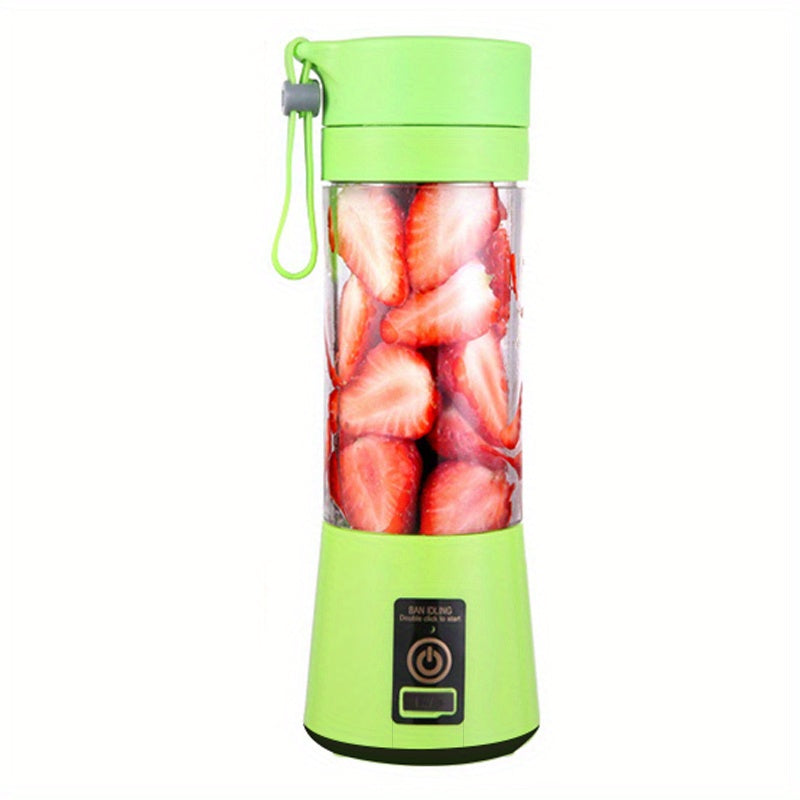 1pc Wireless Portable Blender, Six-leaf Blade USB Rechargeable Mini Juice Blender Suitable For Juice Shakes And Smoothies, Juice, Milk, Fruit And Vegetable Mini Juicing Cups